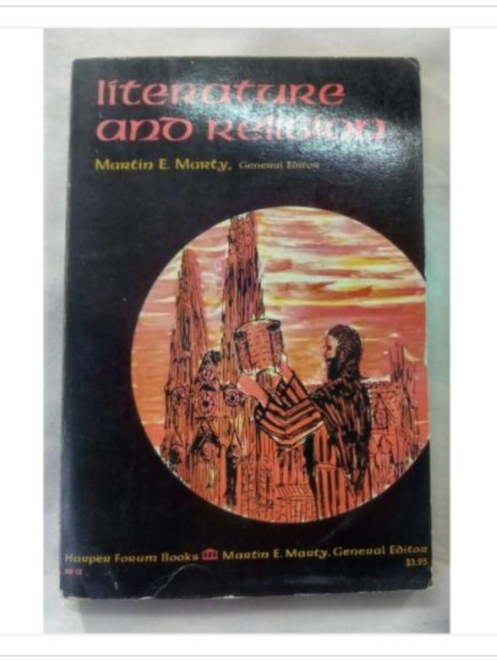 Literature and Religion Giles B. Gunn 1971 First Edition Paperback Book Vintage